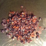 Les grains de raisin pendant la macération pré-fermentaire